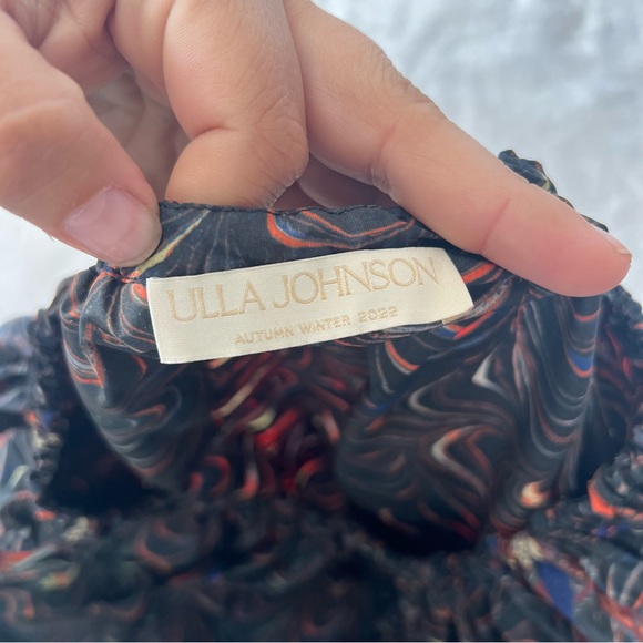 ULLA JOHNSON Lavinia Blouse in Obsidian - Picture 5 of 10